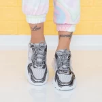 Frauen Sportschuhe an88 Grau Mei