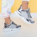 Frauen Sportschuhe an88 Grau Mei