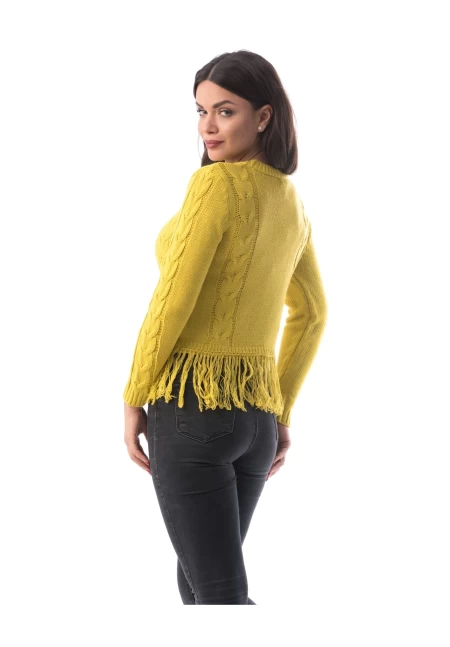 Frauenpullover 1102 Gelb ADROM