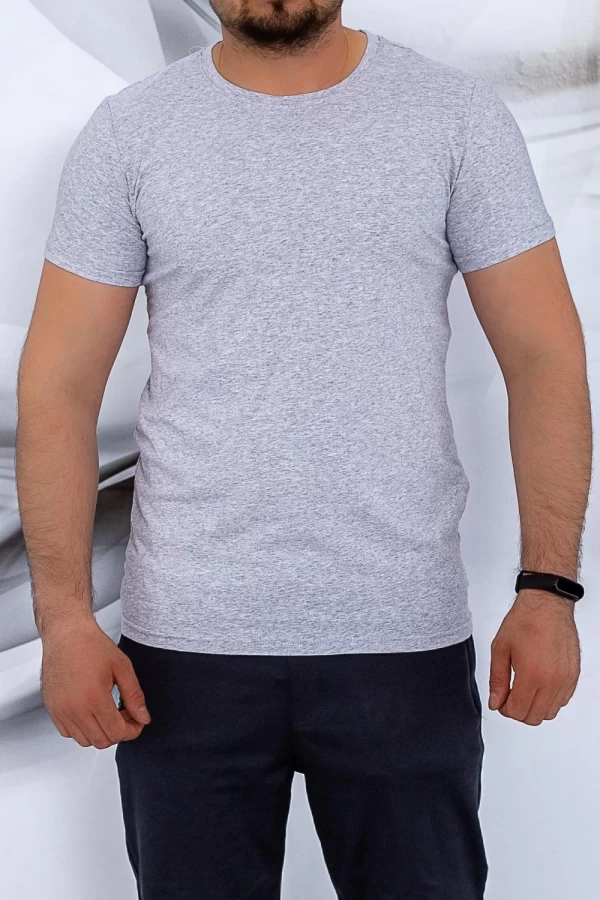 Herren t -Shirt D236 Grau Mode