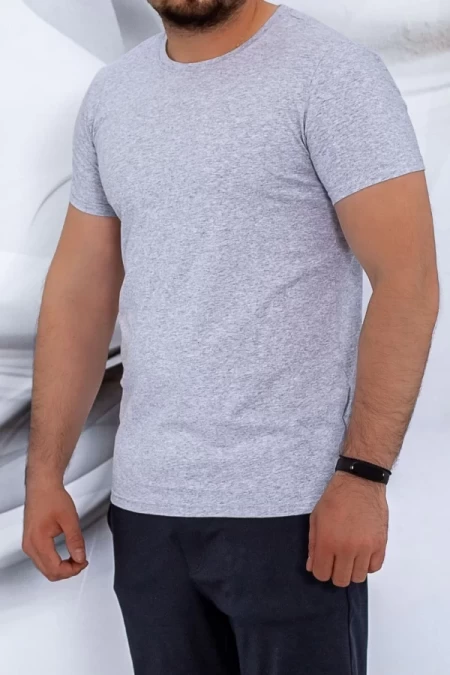 Herren t -Shirt D236 Grau Mode