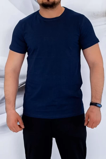 Männer D236 T -Shirt dunkelblau Mode
