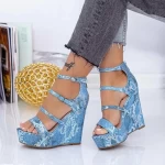 Sandalen auf der XKK511 -Plattform blau Mei