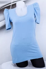 Frauen t -Shirt 1853 Blau Mode