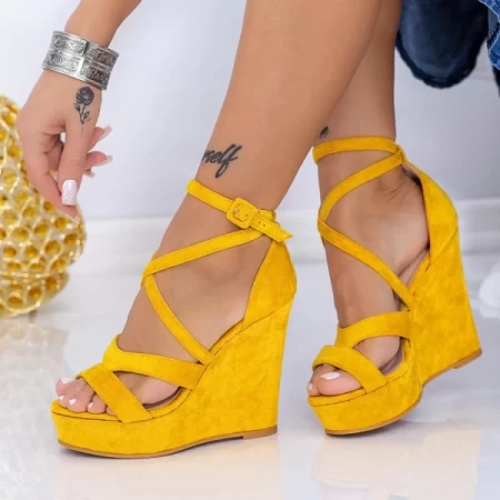 Sandalen auf der HXS18 -Plattform Gelb Mei