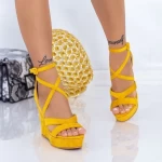 Sandalen auf der HXS18 -Plattform Gelb Mei