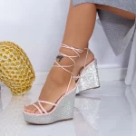 Sandalen auf der XKK305 Pink Plattform Mei