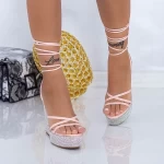 Sandalen auf der XKK305 Pink Plattform Mei
