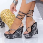 Sandalen auf der XKK306 Black Platform Mei
