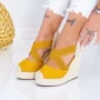 Sandalen auf der LE213 -Plattform Gelb Mei