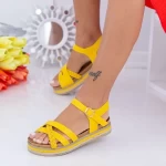Frauensandalen LM305 Gelb Mei