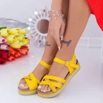 Frauensandalen LM305 Gelb Mei