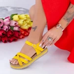 Frauensandalen LM305 Gelb Mei
