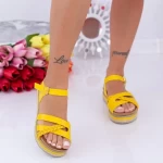 Frauensandalen LM305 Gelb Mei