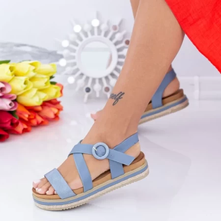 Frauensandalen LM318 Blau Mei