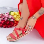Frauensandalen LM318 rot Mei