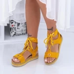 Frauensandalen LM307 Gelb Mei