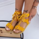 Frauensandalen LM307 Gelb Mei