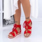 Frauen LM331 Sandalen rot Mei