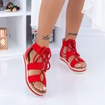 Frauen LM331 Sandalen rot Mei