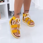 Frauensandalen LM331 Gelb Mei