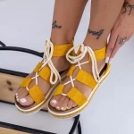 Frauensandalen LM331 Gelb Mei
