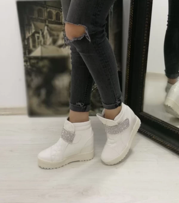 8095 Weiße Stiefel Mei