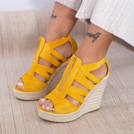 Sandalen auf der HXS19 -Plattform Gelb Mei
