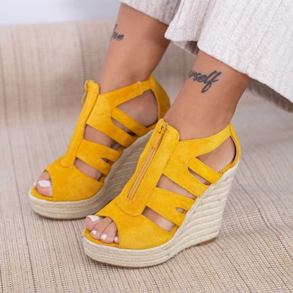 Sandalen auf der HXS19 -Plattform Gelb Mei