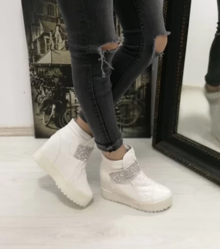 8095 Weiße Stiefel Mei