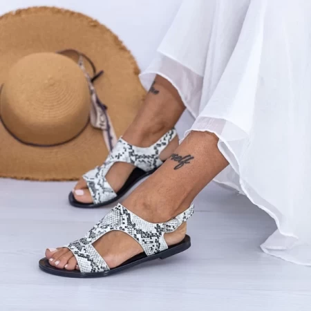 Frauen XQJ5 Sandalen weiß Mei