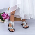 Frauen XQJ5 Sandalen weiß Mei