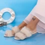 Frauen LE208 Pantoffeln beige Mei