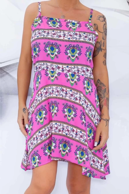 Frauenkleid 102-4 Fuchsia Mode