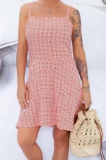 Frauenkleid 102-7 rot Mode
