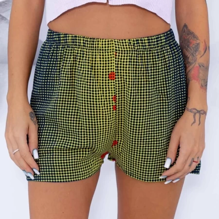 Kurzschlüsseln für Frauen 101-2 Grün Mode