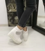 8095 Weiße Stiefel Mei