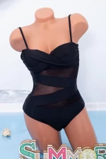Frauen ein Stück Badeanzug Y1919 Black | Meina