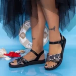 Frauen CS112 Sandalen schwarz Mei