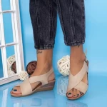 Sandalen auf der Plattform GH1929 Beige | Mei