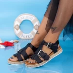 Frauen LE211 Sandalen schwarz Mei