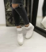 8095 Weiße Stiefel Mei