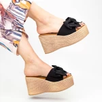 Hausschuhe auf der WS117 -Plattform Black | Mei