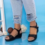 Sandalen auf der Plattform GH1933 Schwarz | Mei