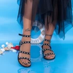Frauensandalen LE215 Schwarz Mei