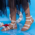 Frauensandalen LE215 Weiß | Mei