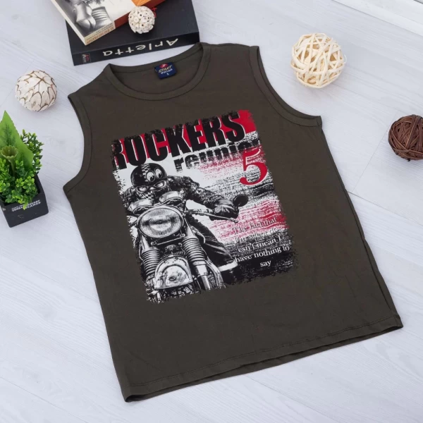 Herren M002 Khaki T -Shirt Mode