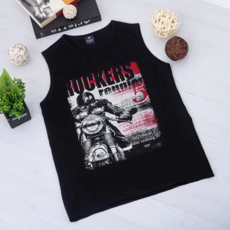 Herren M002 T -Shirt Schwarz Mode