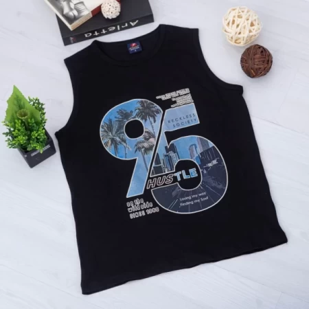 Herren M003 T -Shirt Schwarz Mode
