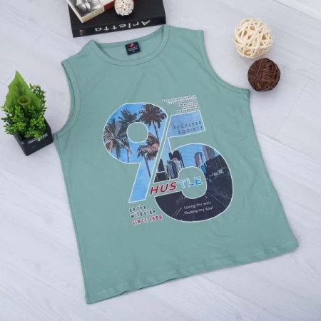 Herren M003 T -Shirt Grün Mode